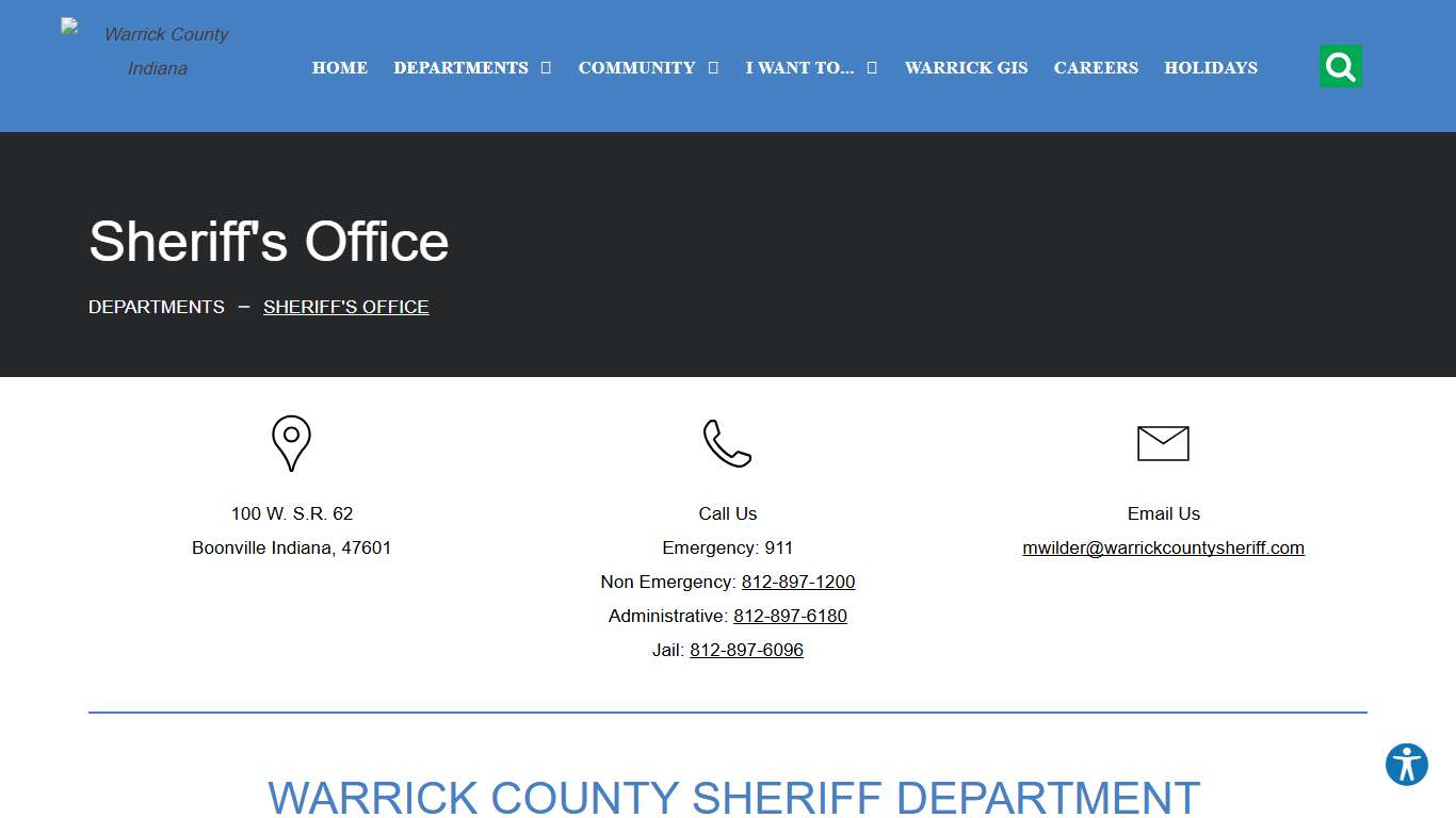 Sheriff's Office Warrick County
